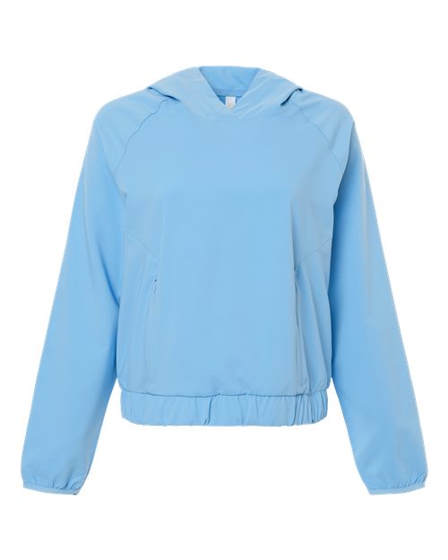 CORE365 CE520LW - Women's UltraUVP Shoreline Long Sleeve Hooded Pullover - Columbia Blue