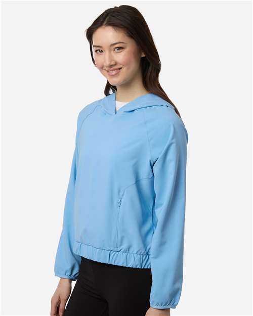 CORE365 CE520LW - Women's UltraUVP Shoreline Long Sleeve Hooded Pullover - Columbia Blue