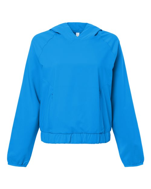CORE365 CE520LW - Women's UltraUVP Shoreline Long Sleeve Hooded Pullover - Electric Blue