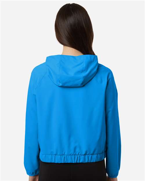 CORE365 CE520LW - Women's UltraUVP Shoreline Long Sleeve Hooded Pullover - Electric Blue