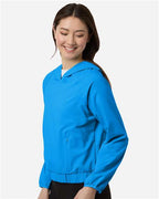 CORE365 CE520LW - Women's UltraUVP Shoreline Long Sleeve Hooded Pullover - Electric Blue