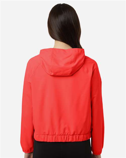 CORE365 CE520LW - Women's UltraUVP Shoreline Long Sleeve Hooded Pullover - Marina Red