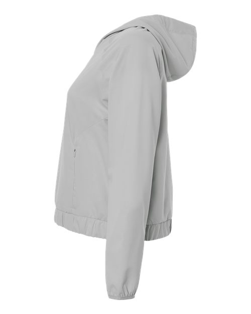 CORE365 CE520LW - Women's UltraUVP Shoreline Long Sleeve Hooded Pullover - Platinum