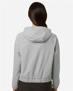 CORE365 CE520LW - Women's UltraUVP Shoreline Long Sleeve Hooded Pullover - Platinum