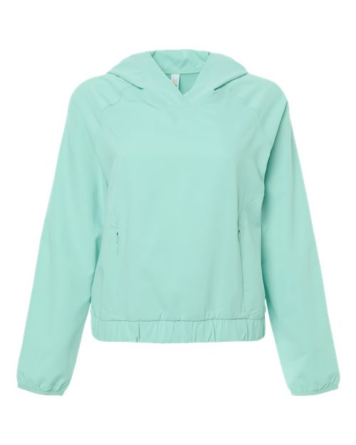 CORE365 CE520LW - Women's UltraUVP Shoreline Long Sleeve Hooded Pullover - Sea Glass