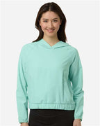 CORE365 CE520LW - Women's UltraUVP Shoreline Long Sleeve Hooded Pullover - Sea Glass