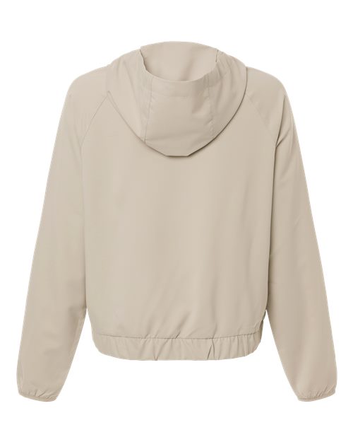 CORE365 CE520LW - Women's UltraUVP Shoreline Long Sleeve Hooded Pullover - Stone