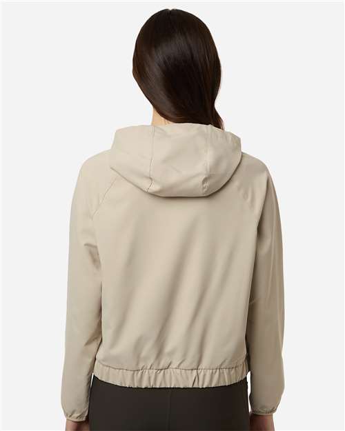 CORE365 CE520LW - Women's UltraUVP Shoreline Long Sleeve Hooded Pullover - Stone