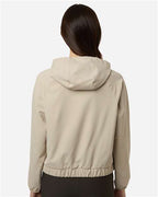 CORE365 CE520LW - Women's UltraUVP Shoreline Long Sleeve Hooded Pullover - Stone
