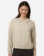 CORE365 CE520LW - Women's UltraUVP Shoreline Long Sleeve Hooded Pullover - Stone