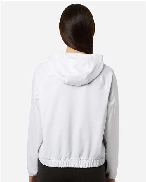 CORE365 CE520LW - Women's UltraUVP Shoreline Long Sleeve Hooded Pullover - White