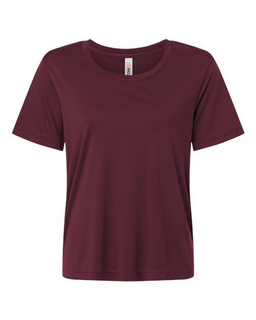 CORE365 CE10W - Women's Capital Performance T-Shirt - Burgundy