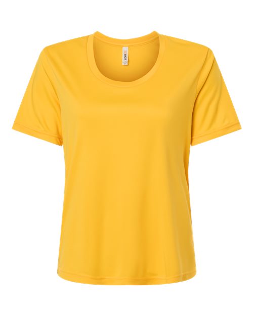 CORE365 CE10W - Women's Capital Performance T-Shirt - Campus Gold