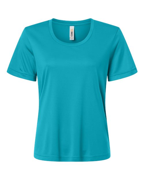 CORE365 CE10W - Women's Capital Performance T-Shirt - Clear Teal