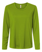 CORE365 CE10LW - Women's Capital Performance Long Sleeve T-Shirt - Acid Green