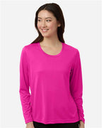 CORE365 CE10LW - Women's Capital Performance Long Sleeve T-Shirt - Bright Magenta