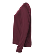 CORE365 CE10LW - Women's Capital Performance Long Sleeve T-Shirt - Burgundy