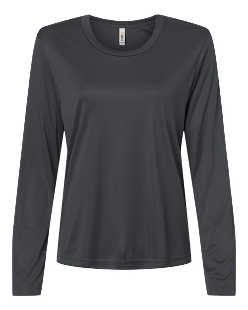 CORE365 CE10LW - Women's Capital Performance Long Sleeve T-Shirt - Carbon