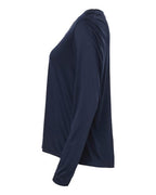 CORE365 CE10LW - Women's Capital Performance Long Sleeve T-Shirt - Classic Navy