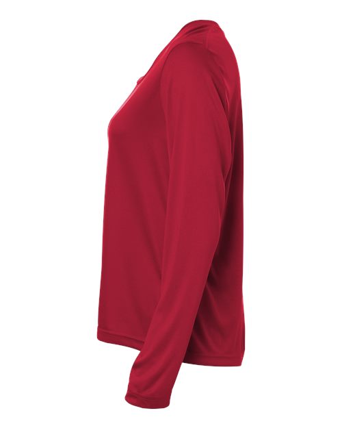 CORE365 CE10LW - Women's Capital Performance Long Sleeve T-Shirt - Classic Red