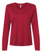 CORE365 CE10LW - Women's Capital Performance Long Sleeve T-Shirt - Classic Red