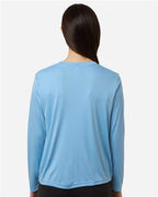 CORE365 CE10LW - Women's Capital Performance Long Sleeve T-Shirt - Columbia Blue