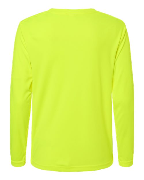 CORE365 CE10LW - Women's Capital Performance Long Sleeve T-Shirt - Safety Yellow