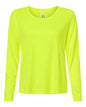 CORE365 CE10LW - Women's Capital Performance Long Sleeve T-Shirt - Safety Yellow