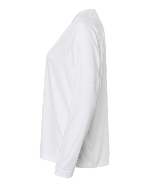 CORE365 CE10LW - Women's Capital Performance Long Sleeve T-Shirt - White