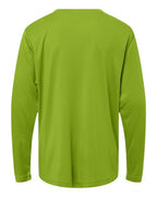 CORE365 CE10LY - Youth Capital Performance Long Sleeve T-Shirt - Acid Green