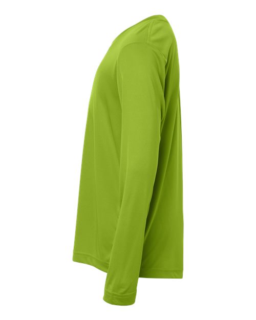 CORE365 CE10LY - Youth Capital Performance Long Sleeve T-Shirt - Acid Green