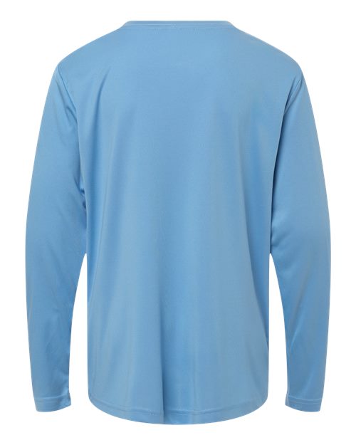 CORE365 CE10LY - Youth Capital Performance Long Sleeve T-Shirt - Columbia Blue