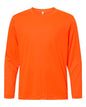 CORE365 CE10LY - Youth Capital Performance Long Sleeve T-Shirt - Safety Orange