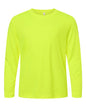 CORE365 CE10LY - Youth Capital Performance Long Sleeve T-Shirt - Safety Yellow