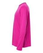 CORE365 CE10L - Unisex Capital Long Sleeve Performance T-Shirt - Bright Magenta