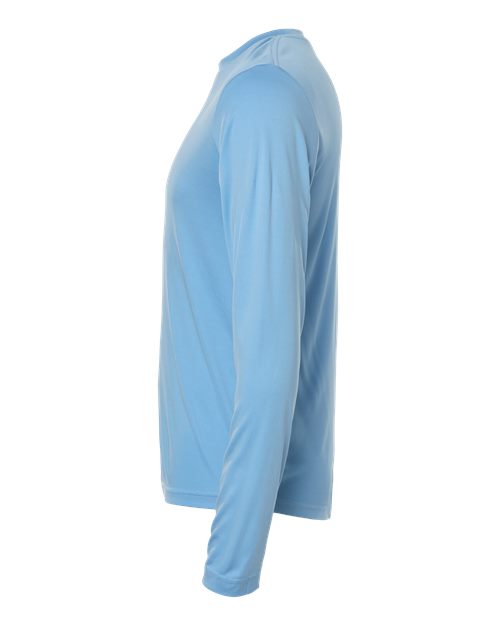 CORE365 CE10L - Unisex Capital Long Sleeve Performance T-Shirt - Columbia Blue