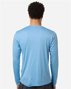 CORE365 CE10L - Unisex Capital Long Sleeve Performance T-Shirt - Columbia Blue