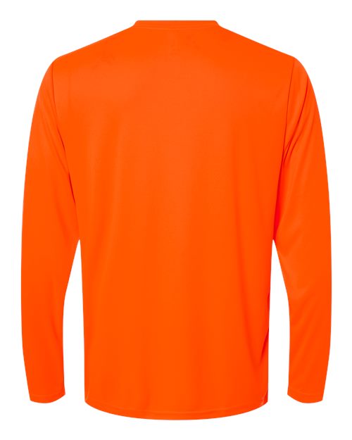 CORE365 CE10L - Unisex Capital Long Sleeve Performance T-Shirt - Safety Orange