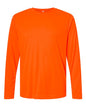 CORE365 CE10L - Unisex Capital Long Sleeve Performance T-Shirt - Safety Orange