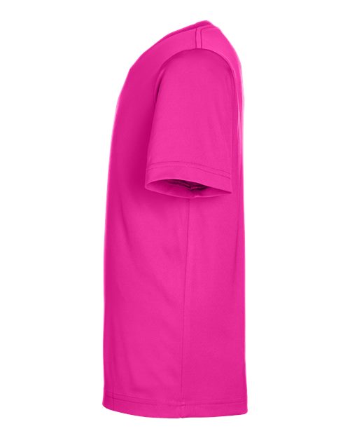 CORE365 CE10Y - Youth Capital Performance T-Shirt - Bright Magenta