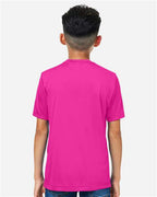 CORE365 CE10Y - Youth Capital Performance T-Shirt - Bright Magenta