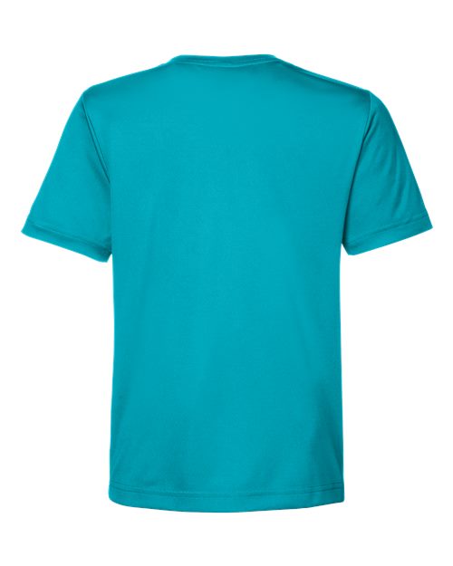 CORE365 CE10Y - Youth Capital Performance T-Shirt - Clear Teal