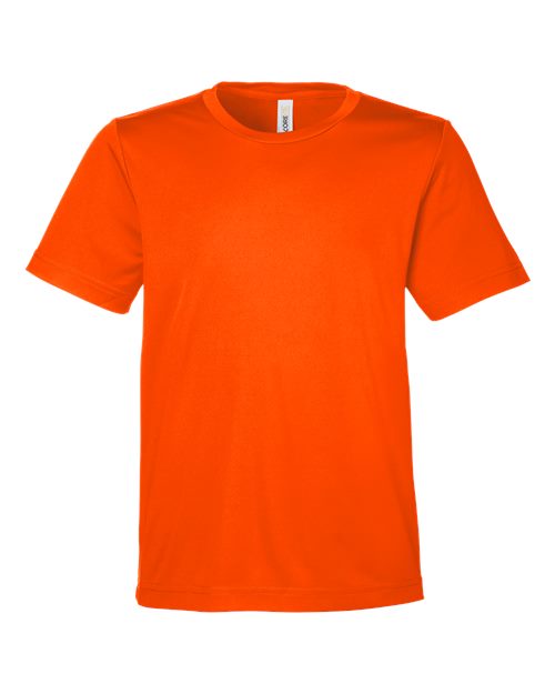 CORE365 CE10Y - Youth Capital Performance T-Shirt - Safety Orange