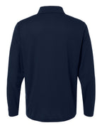 CORE365 CE108L — Men's Nova Performance Long Sleeve Pique Polo — Classic Navy (flat)