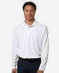 CORE365 CE108L — Men's Nova Performance Long Sleeve Pique Polo — White