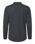 CORE365 CE108LW — Women's Nova Performance Long Sleeve Pique Polo — Carbon (flat)