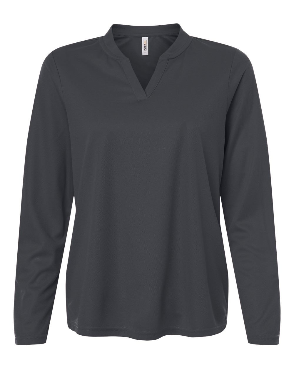 CORE365 CE108LW — Women's Nova Performance Long Sleeve Pique Polo — Carbon
