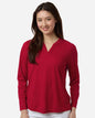 CORE365 CE108LW — Women's Nova Performance Long Sleeve Pique Polo — Classic Red