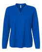 CORE365 CE108LW — Women's Nova Performance Long Sleeve Pique Polo — True Royal