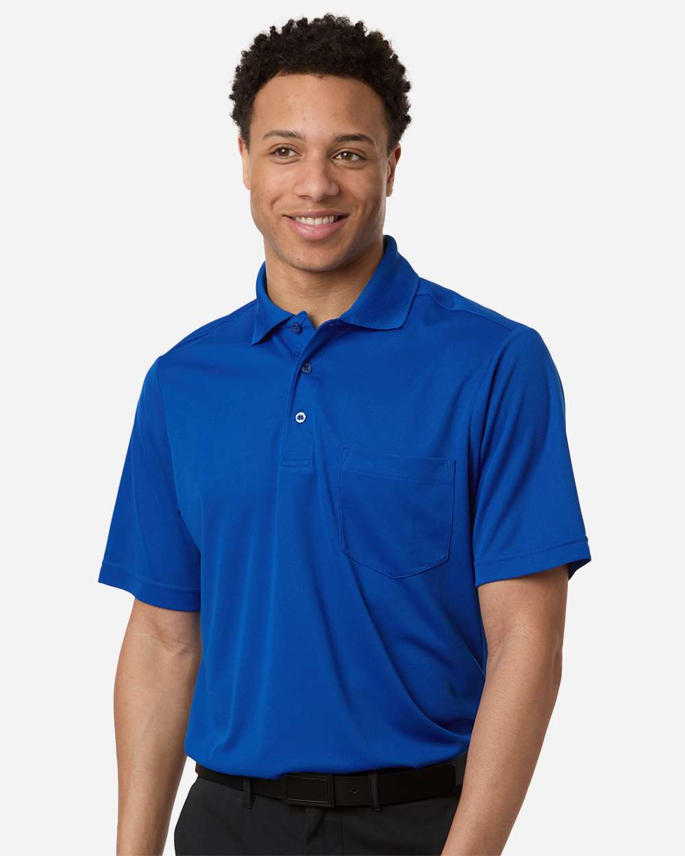 CORE365 CE108P — Men's Nova Performance Pique Pocket Polo — True Royal
